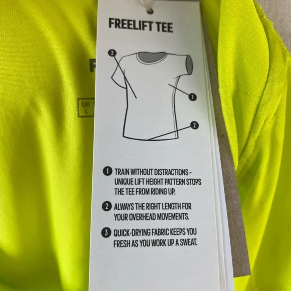 NWT Adidas Freelift Athletic T-Shirt Size L - Picture 6 of 7